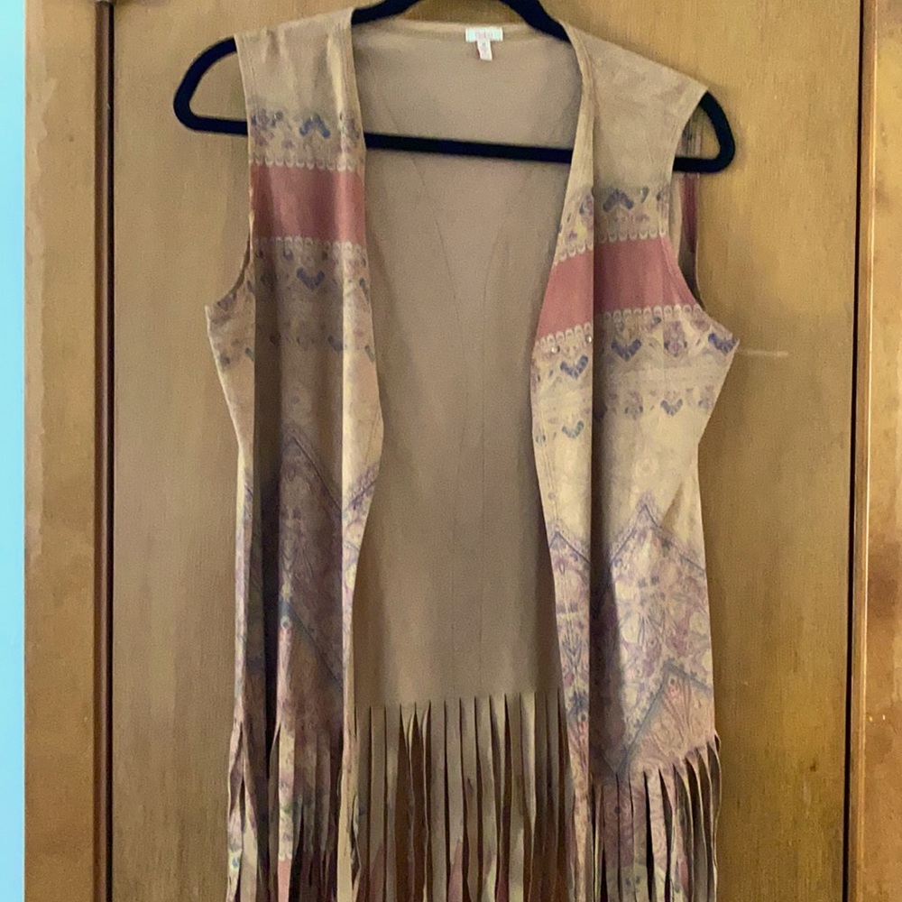 Tan Vest by Reba